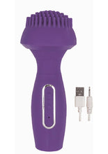Load image into Gallery viewer, Devine Vibes Dual Wand Climaxer  Rechargeable Waterproof Purple