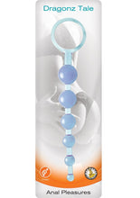 Load image into Gallery viewer, Dragonz Tail Anal Pleasures Silicone Anal Beads Blue