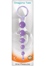 Load image into Gallery viewer, Dragonz Tail Anal Pleasures Silicone Anal Beads Purple