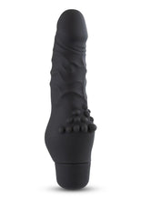 Load image into Gallery viewer, Silicone Willy`s Tex Vibrating Dildo Multi Speed Splashproof  6.25 Inch Black