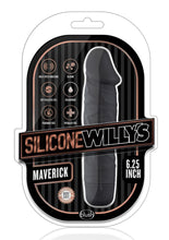 Load image into Gallery viewer, Silicone Willy Mav Vibe Dildo 6.25 Blk
