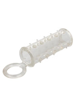 Load image into Gallery viewer, Sensation Enhancer Penis Sleeve With Scrotum Support Ring Clear