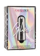 Load image into Gallery viewer, Glam Multi Function Bullet Waterproof USB Rechargeable Silver