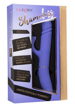 Load image into Gallery viewer, Shameless Seducer Vibrator Thrusting Power Silicone Clitoral Stimulation Waterproof USB Rechargeable Purple