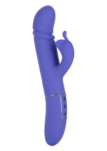 Shameless Seducer Vibrator Thrusting Power Silicone Clitoral Stimulation Waterproof USB Rechargeable Purple