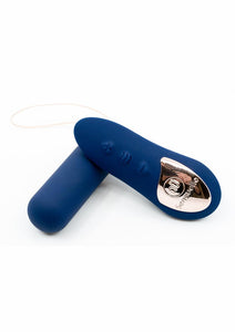 Nu Sensuelle Wireless Remote Bullet Plus Rechargeable Waterproof Blue