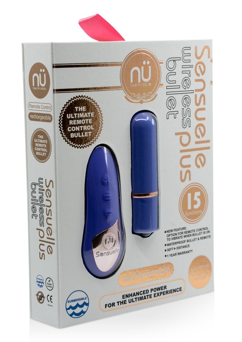 Nu Sensuelle Wireless Remote Bullet Plus Rechargeable Waterproof Purple