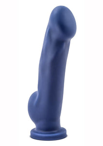 Avant D8 Ergo Non Vibrating Dildo Silicone Suction Cup Base Harness Compatible Waterproof Blue
