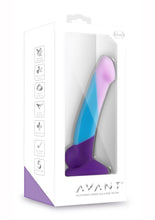 Load image into Gallery viewer, Avant D16 Purple Haze Platinum Cured Silicone Dildo Multi-Color 6.5 Inches