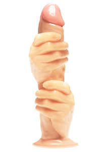 Massive The 2 Fisted Grip Fisting Trainer Realistic Dildo With Suction Cup Flesh 12 Inches