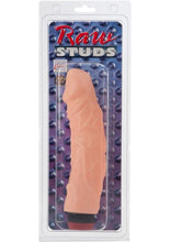 Load image into Gallery viewer, Raw Studs Super Veined Realistic Vibrator Flesh 8 Inch