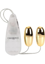 Load image into Gallery viewer, Pocket Exotics Double Gold Bullets Multispeed 2.1 Inch Gold