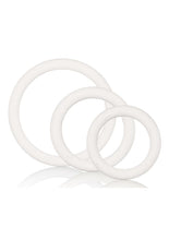 Load image into Gallery viewer, Rubber Cock Rings 3 Piece Set White