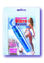 Load image into Gallery viewer, WATERPROOF VIBRO DOLPHIN 4.5 INCH BLUE