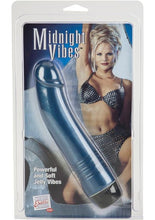 Load image into Gallery viewer, Midnight Vibes Jelly Realistic G-Spot Vibrator Blue 6.5 Inch