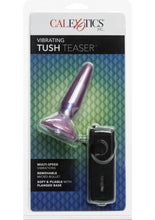 Load image into Gallery viewer, TUSH TEASER VIBRATING JELLY BUTT PLUG PURPLE