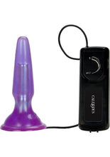 Load image into Gallery viewer, TUSH TEASER VIBRATING JELLY BUTT PLUG PURPLE