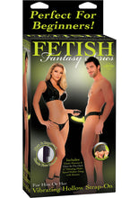 Load image into Gallery viewer, Fetish Fantasy Vibrating Hollow Strap On 6.5 Inch  Glow In Dark
