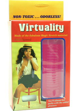 VIRTUALITY STRETCH ANAL WITH BULLET PINK