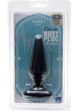 Load image into Gallery viewer, Classic Butt Plug Medium Sil A Gel 5.5 Inch Black