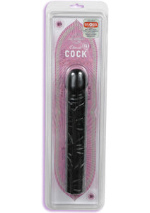 Classic Cock Dong Sil A Gel 10 Inch Black