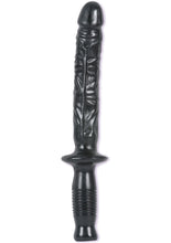 Load image into Gallery viewer, The Man Handler Sex Wand Dong Sil A Gel 10 Inch Black