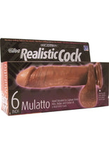 Load image into Gallery viewer, The Realistic Cock 6 Inch Mulatto