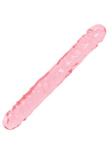 Load image into Gallery viewer, Crystal Jellies Jr Double Dong Sil A Gel 12 Inch Pink