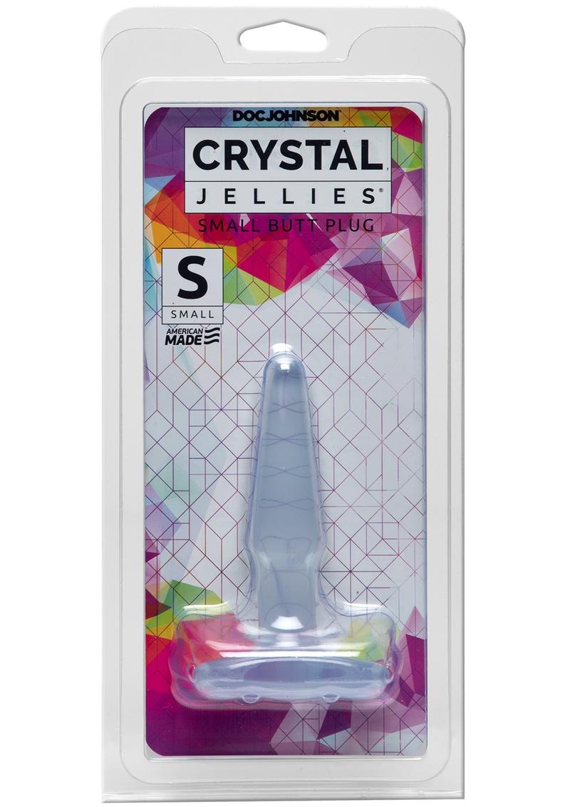 Crystal Jellies Jelly Butt Plug Small Sil A Gel Clear