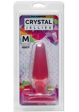 Load image into Gallery viewer, Crystal Jellies Jelly Butt Plug Medium Sil A Gel Pink